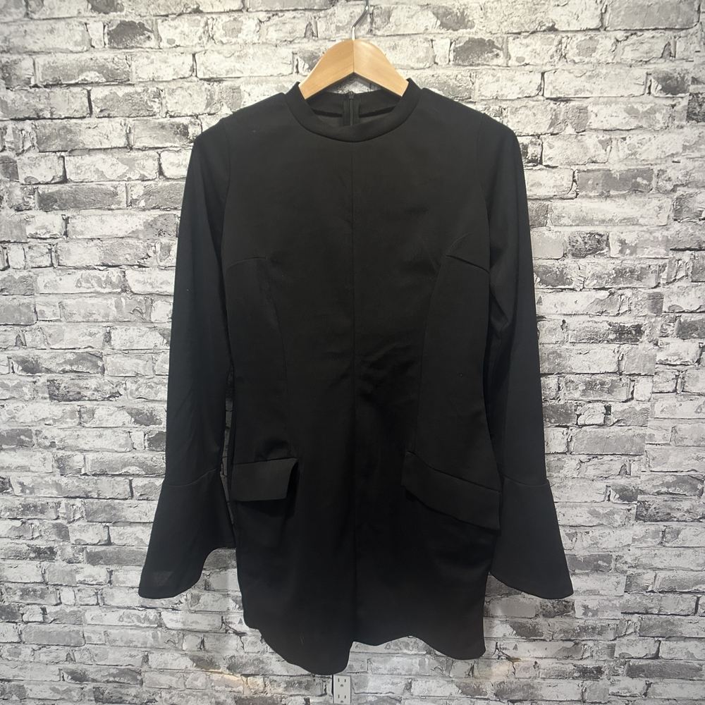 EUC Generic Black Long Sleeve Dress Size XXL
